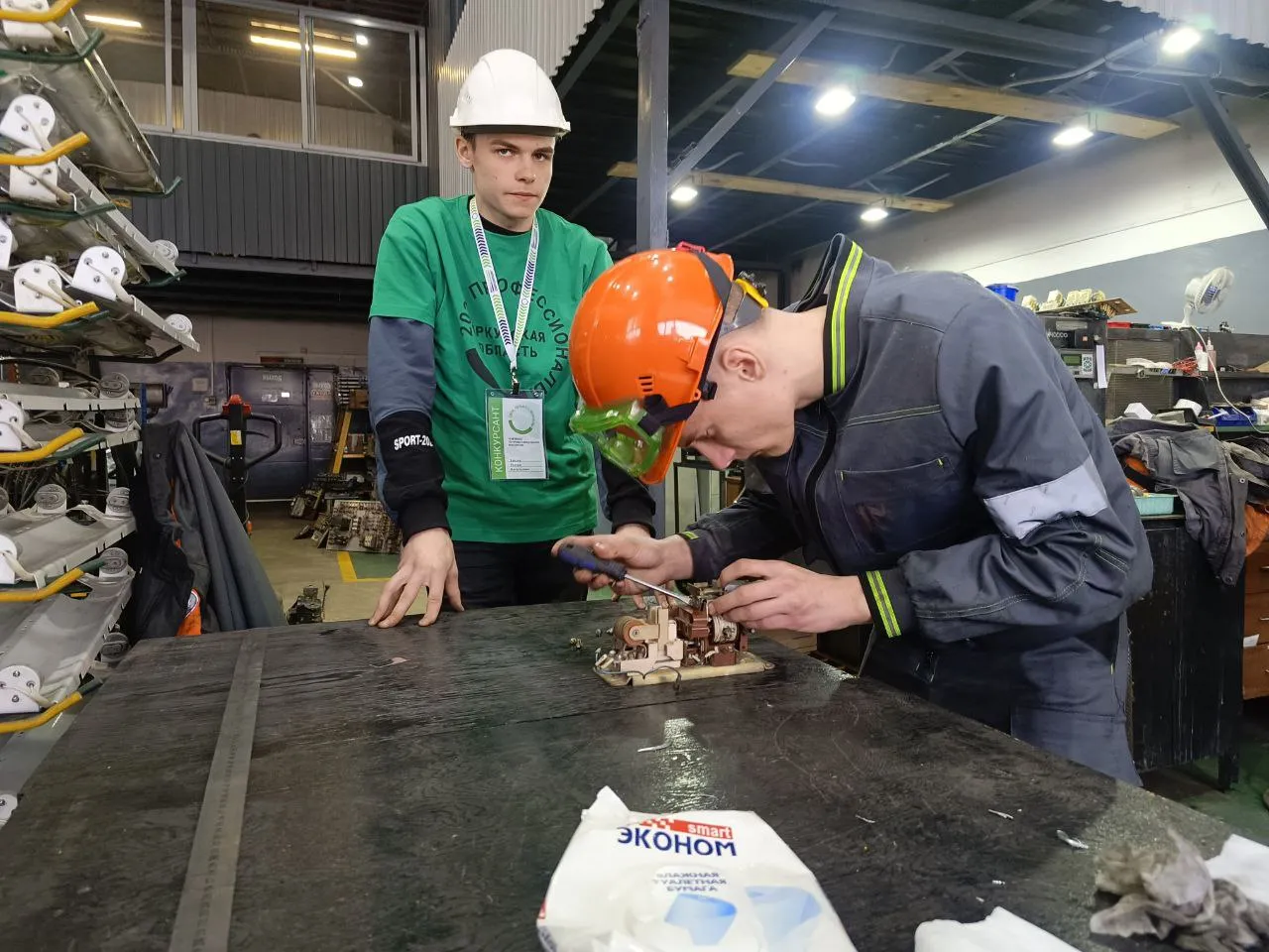 Второй день Конкурсного задания по компетенции «Техническое обслуживание и ремонт подвижного состава»