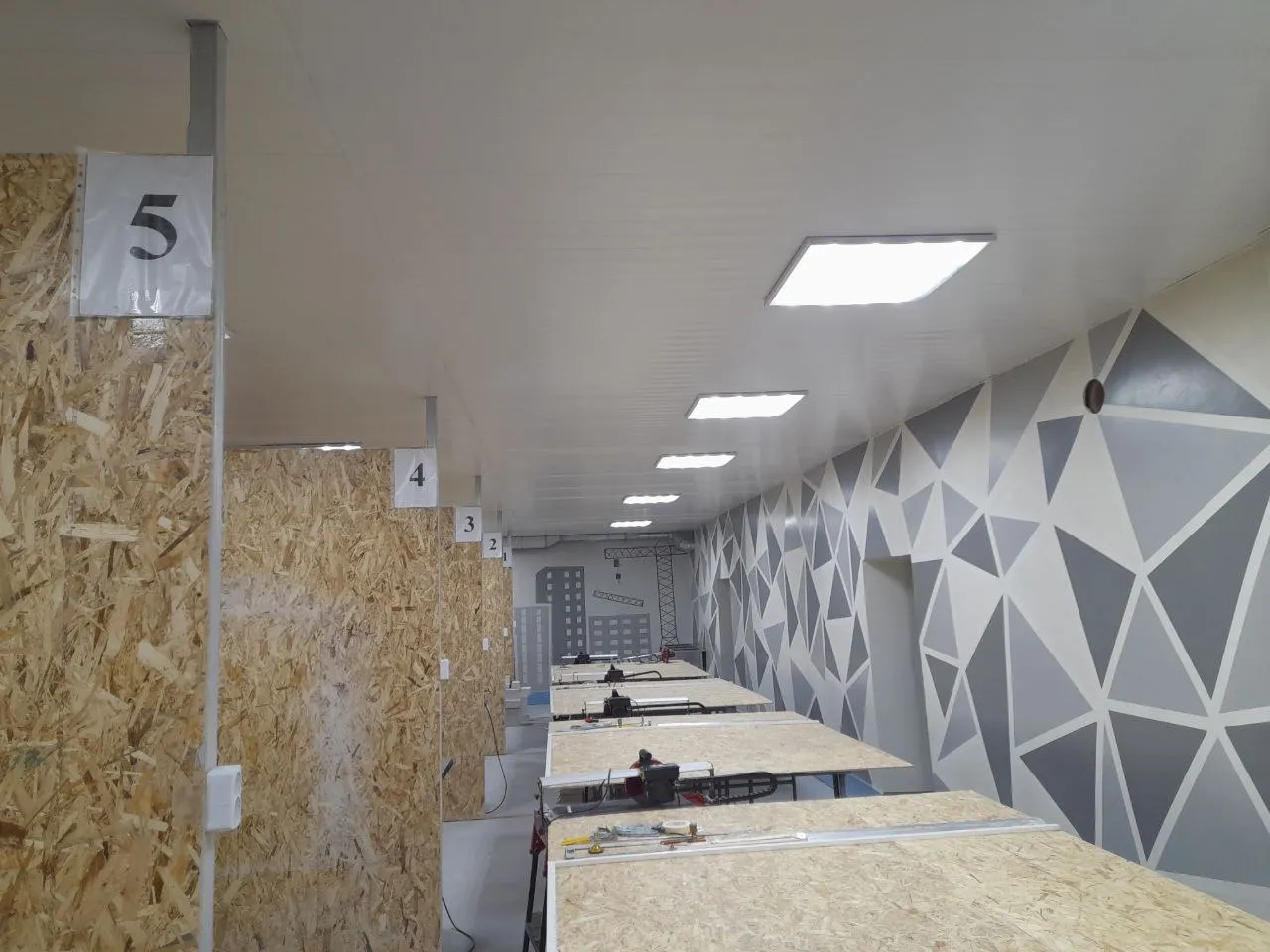 Соревновательная площадка по компетенции «Облицовка плиткой»